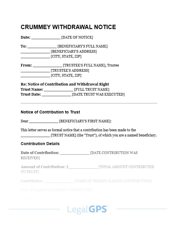 Crummey Letter Notice IMAGE